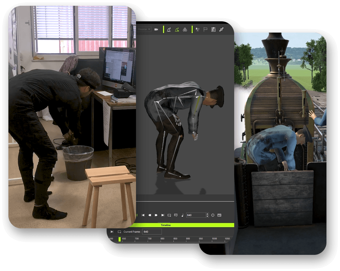 Alle Charaktere wurden dank Motion Capture Verfahren animiert